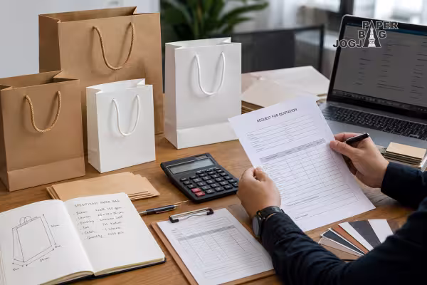 Formulir permintaan penawaran paper bag untuk kebutuhan paper bag custom B2B