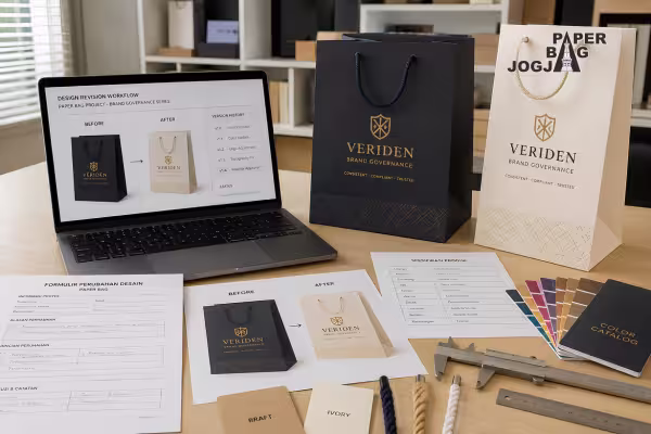 formulir perubahan desain paper bag untuk kebutuhan bisnis B2B