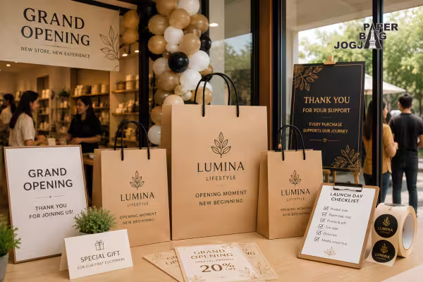 paper bag untuk grand opening untuk kebutuhan bisnis B2B