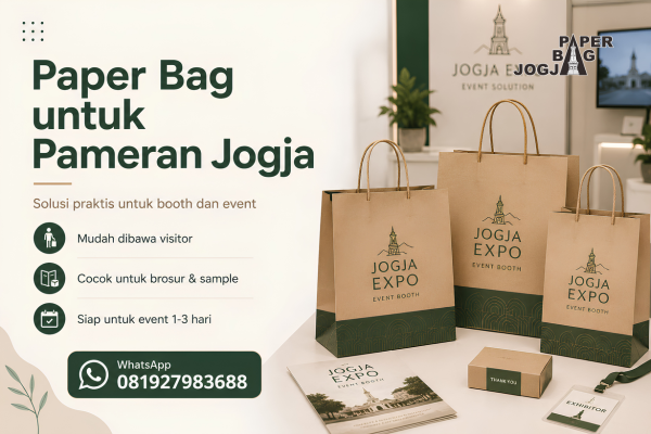 paper bag untuk pameran Jogja untuk kebutuhan bisnis B2B
