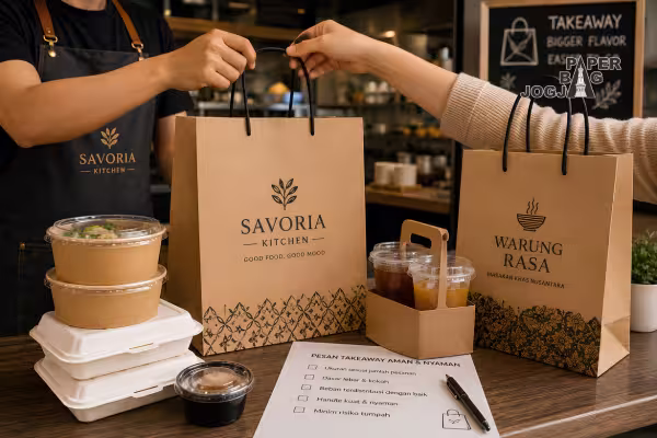 paper bag untuk restoran Jogja untuk kebutuhan bisnis B2B