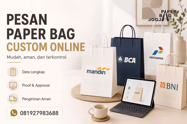 Paper Bag Jogja Custom Ekslusif 9 pesan paper bag custom online untuk kebutuhan bisnis B2B
