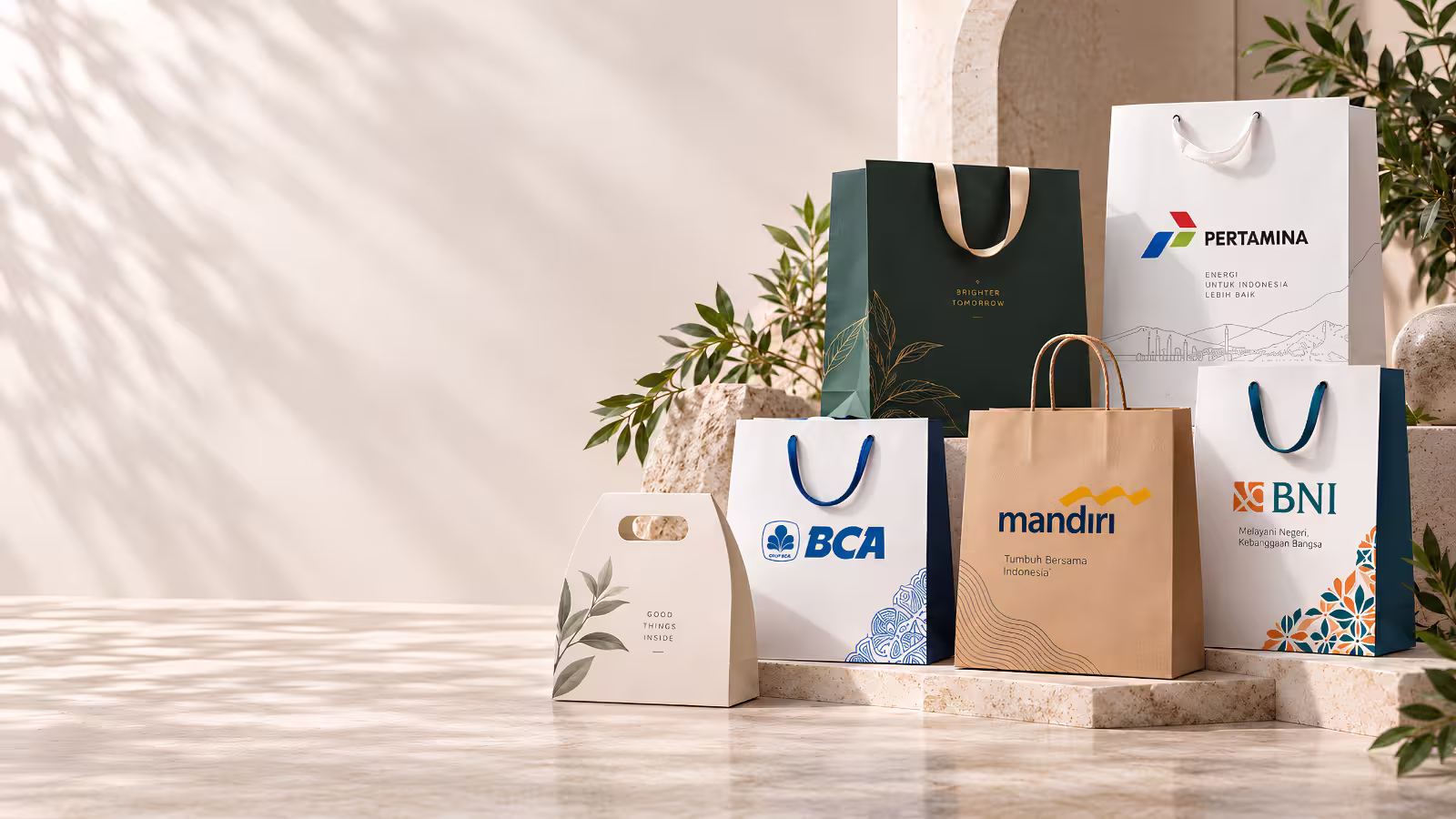 Custom paper bag untuk kebutuhan brand dan bisnis